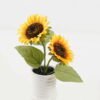 Artificial Flower 16*16*25cm Sunflower in Ceramic pot GS-03323161 2024Jan YeahFlower is one of Chinese leading OEM manufacturers and exporters , supplying the silk flowers, wholesale artificial trees