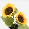 Artificial Flower 16*16*25cm Sunflower in Ceramic pot GS-03323161 2024Jan YeahFlower is one of Chinese leading OEM manufacturers and exporters , supplying the silk flowers, wholesale artificial trees