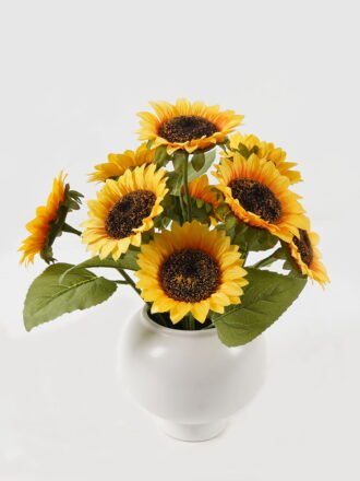 Artificial Flower 24*24*32cm Sunflower in Ceramic pot GS-03323163 Potted Flowers&Plants 3,000+ sqm showroom with thousands of artificial flowers, plants & trees ready for global sourcing.