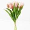 Artificial Flower 16*16*31cm Tulip *5 bundle GS-24523011-P2 2024Jan YeahFlower is one of Chinese leading OEM manufacturers and exporters , supplying the silk flowers, wholesale artificial trees