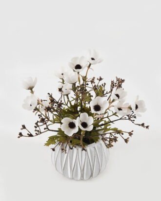 Artificial Flower 20*20*23cm Wild flower in Cement pot GS-03323164-W1 2024Jan YeahFlower is one of Chinese leading OEM manufacturers and exporters , supplying the silk flowers, wholesale artificial trees