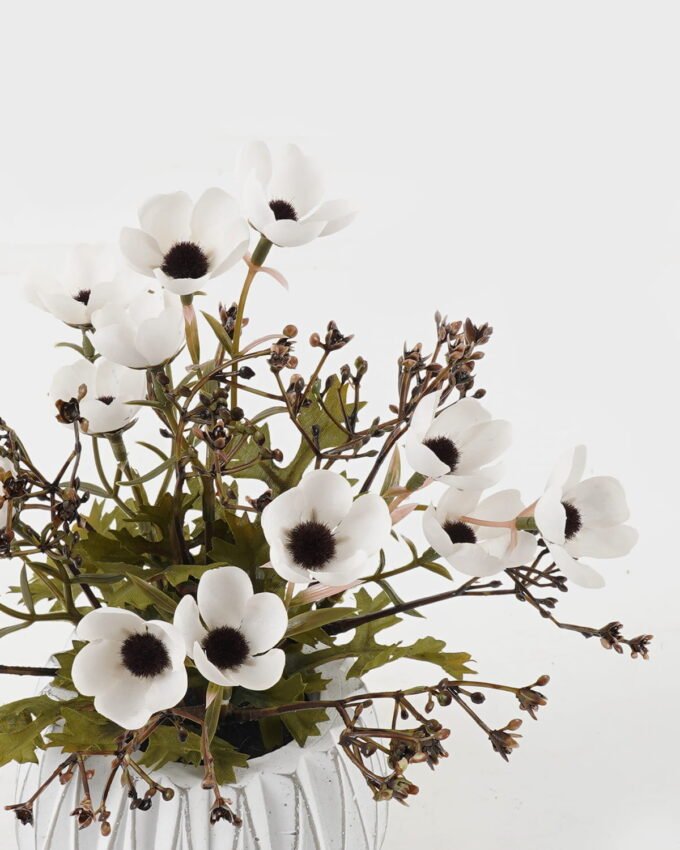 Artificial Flower 20*20*23cm Wild flower in Cement pot GS-03323164-W1 2024Jan YeahFlower is one of Chinese leading OEM manufacturers and exporters , supplying the silk flowers, wholesale artificial trees