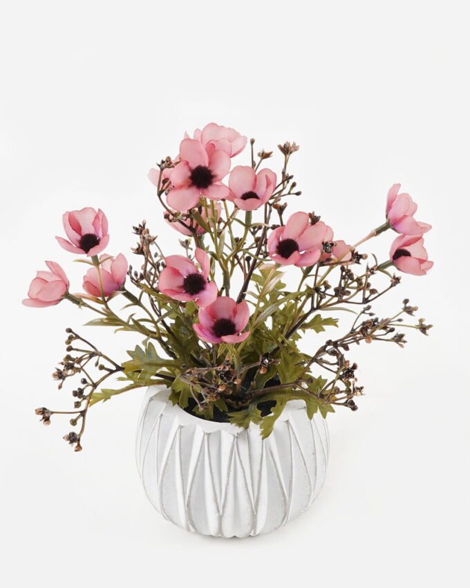 Artificial Flower 20*20*23cm Wild flower in Cement pot GS-03323164 2024Jan YeahFlower is one of Chinese leading OEM manufacturers and exporters , supplying the silk flowers, wholesale artificial trees