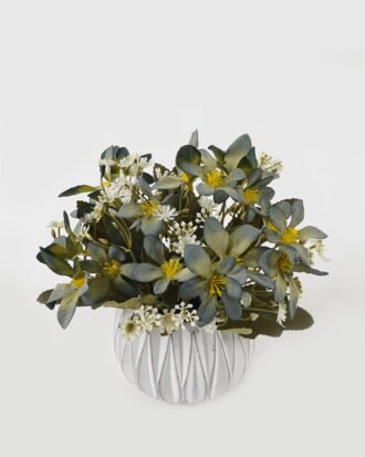 Artificial Flower 19*19*21cm Wild flower in Cement pot GS-03323165-G1 2024Jan YeahFlower is one of Chinese leading OEM manufacturers and exporters , supplying the silk flowers, wholesale artificial trees