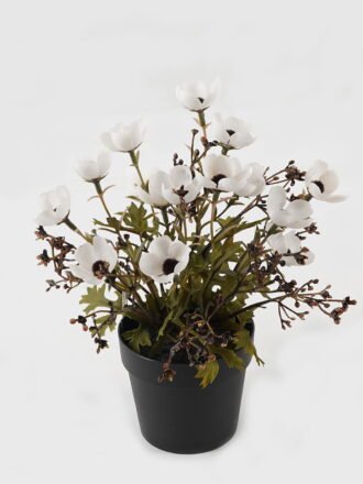 Artificial Flower 19*19*24cm Wild flower in PP pot GS-03323146 Potted Flowers&Plants 3,000+ sqm showroom with thousands of artificial flowers, plants & trees ready for global sourcing.