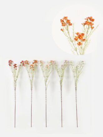 Artificial Flower 13*13*70cm Wintersweet Flower *3 single stem GS-30323010-R1 Single Flowers 3,000+ sqm showroom with thousands of artificial flowers, plants & trees ready for global sourcing.