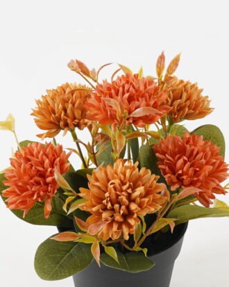 Artificial Flower 18*18*23cm chrysanthemum in PP pot GS-03323140-O1 2024Jan YeahFlower is one of Chinese leading OEM manufacturers and exporters , supplying the silk flowers, wholesale artificial trees