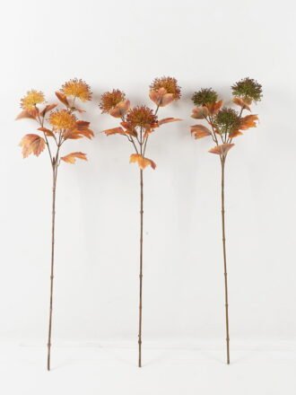 Artificial Flower 33*33*72cm leaf *2 single stem GS-15423052CONTI-G1 Single Flowers 3,000+ sqm showroom with thousands of artificial flowers, plants & trees ready for global sourcing.