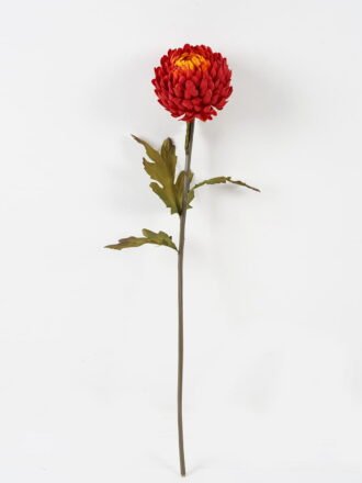 Artificial Flower 13*72CM single ball chrysanthemun GS-0690222-W1 Single Flowers 3,000+ sqm showroom with thousands of artificial flowers, plants & trees ready for global sourcing.