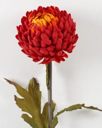 Artificial Flower 13*72CM single ball chrysanthemun GS-0690222-R1 2024Jan YeahFlower is one of Chinese leading OEM manufacturers and exporters , supplying the silk flowers, wholesale artificial trees