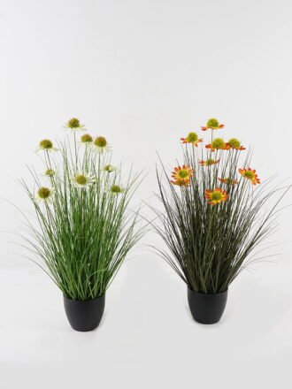 Artificial Grass 50*50*58cm Grass *3 in PP pot GS-61923060 Grass&PLANT 3,000+ sqm showroom with thousands of artificial flowers, plants & trees ready for global sourcing.