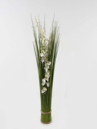 Artificial Grass 18*18*85cm  Oncidium Grass *4 in PP pot GS-61923070-W1 Grass&PLANT 3,000+ sqm showroom with thousands of artificial flowers, plants & trees ready for global sourcing.