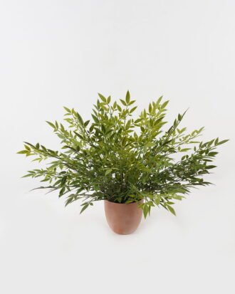 Artificial Plant 80*80*58cm Bamboo leaf in PP pot GS-48123002CONTI 2024Jan YeahFlower is one of Chinese leading OEM manufacturers and exporters , supplying the silk flowers, wholesale artificial trees