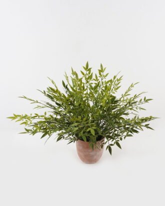 Artificial Plant 85*85*58cm Bamboo leaf in PP pot GS-48123003CONTI 2024Jan YeahFlower is one of Chinese leading OEM manufacturers and exporters , supplying the silk flowers, wholesale artificial trees