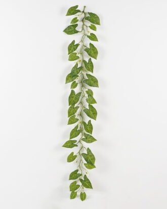 Artificial Plant 24*145cm Caladium bicolor garland/32 lvs GS-71023017-G8 2024Jan YeahFlower is one of Chinese leading OEM manufacturers and exporters , supplying the silk flowers, wholesale artificial trees