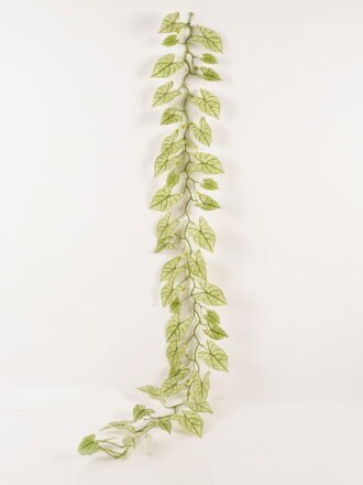 Artificial Plant 24*190cm Caladium bicolor garland/43 lvs GS-71023016-G4 Leaves&Sprays&Foliages 3,000+ sqm showroom with thousands of artificial flowers, plants & trees ready for global sourcing.