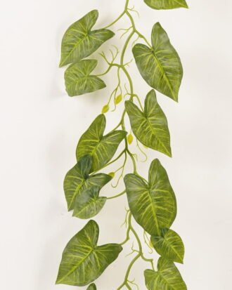 Artificial Plant 24*190cm Caladium bicolor garland/43 lvs GS-71023016-G7 2024Jan YeahFlower is one of Chinese leading OEM manufacturers and exporters , supplying the silk flowers, wholesale artificial trees