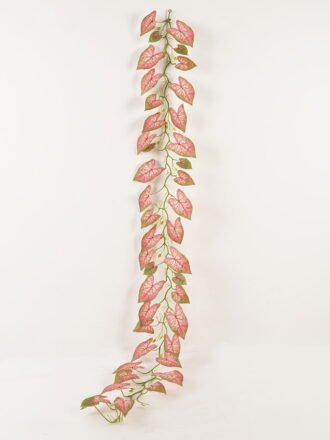 Artificial Plant 24*190cm Caladium bicolor garland/43 lvs GS-71023016-G7 Leaves&Sprays&Foliages 3,000+ sqm showroom with thousands of artificial flowers, plants & trees ready for global sourcing.