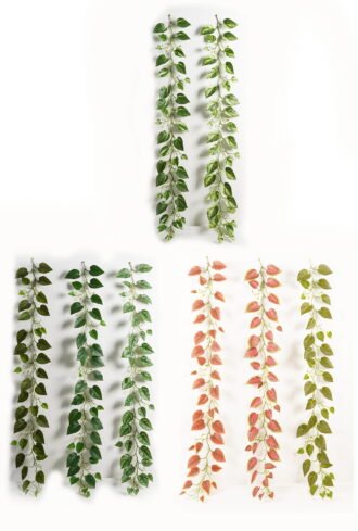 Artificial Plant 24*145cm Epipremnum  garland/38 lvs GS-71023019 2024Jan YeahFlower is one of Chinese leading OEM manufacturers and exporters , supplying the silk flowers, wholesale artificial trees