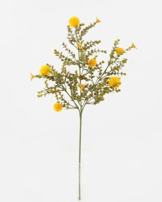 Artificial Plant 25*25*59cm Eucalyptus+yellow fruit *3 single stem GS-54023036 2024Feb YeahFlower is one of Chinese leading OEM manufacturers and exporters , supplying the silk flowers, wholesale artificial trees