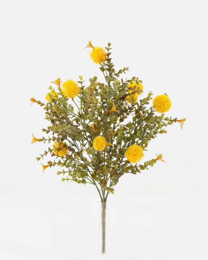 Artificial Plant 30*30*47cm Eucalyptus+yellow fruit *5 bush GS-54023035 2024Feb YeahFlower is one of Chinese leading OEM manufacturers and exporters , supplying the silk flowers, wholesale artificial trees