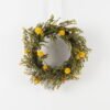 Artificial Plant 50*50cm Eucalyptus+yellow fruit wreath GS-54023032 2024Feb YeahFlower is one of Chinese leading OEM manufacturers and exporters , supplying the silk flowers, wholesale artificial trees