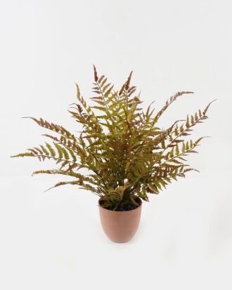 Artificial Plant 55*55*58cm Fern leaf in PP pot GS-48123007CONTI 2024Jan YeahFlower is one of Chinese leading OEM manufacturers and exporters , supplying the silk flowers, wholesale artificial trees