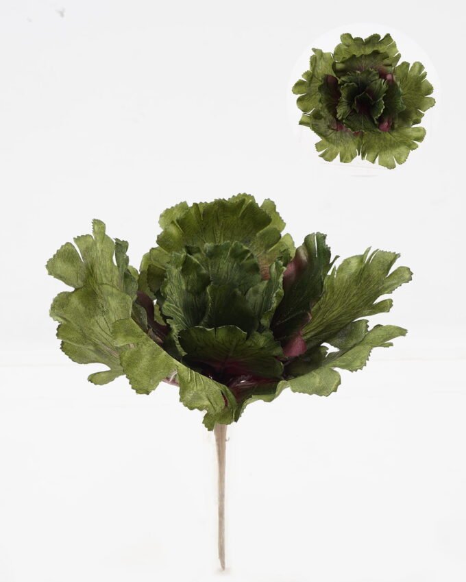 Artificial Plant 20*20*22cm Green Leaf Cabbage single stem GS-36323001 2024Jan YeahFlower is one of Chinese leading OEM manufacturers and exporters , supplying the silk flowers, wholesale artificial trees