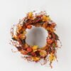 Artificial Plant 47*47cm Leaf wreath GS-71423022 2024Jan YeahFlower is one of Chinese leading OEM manufacturers and exporters , supplying the silk flowers, wholesale artificial trees