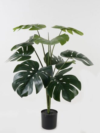 Artificial Flower 35*35*35cm  Flower+Eucalyptus *8 in Glass ware GS-52723019 Potted Flowers&Plants 3,000+ sqm showroom with thousands of artificial flowers, plants & trees ready for global sourcing.