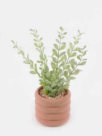 Artificial Plant 18*18*28cm potted leaf in cemnet pot GS-51723060 Potted Flowers&Plants 3,000+ sqm showroom with thousands of artificial flowers, plants & trees ready for global sourcing.