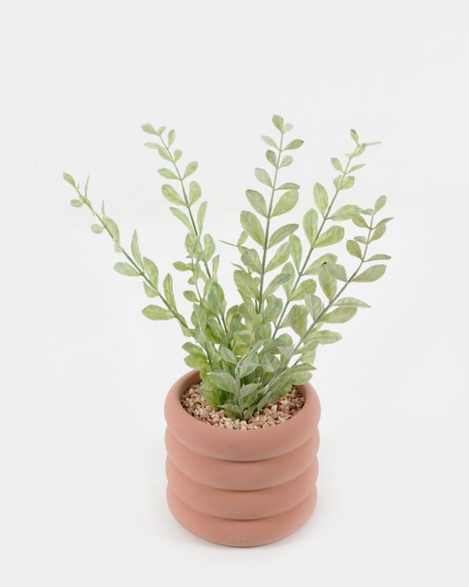 Artificial Plant 23*20*30cm potted leaf in cemnet pot GS-51723059 2024Feb YeahFlower is one of Chinese leading OEM manufacturers and exporters , supplying the silk flowers, wholesale artificial trees