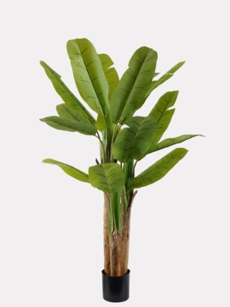 Artificial Tree 116*116*150cm Banana tree *2 in PP pot/14 lvs GS-30423099 Tree&Plant 3,000+ sqm showroom with thousands of artificial flowers, plants & trees ready for global sourcing.