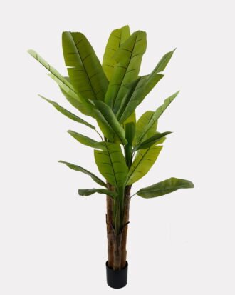 Artificial Tree 130*130*220cm Banana tree *3 in PP pot/23 lvs GS-30423101KD 2024Jan YeahFlower is one of Chinese leading OEM manufacturers and exporters , supplying the silk flowers, wholesale artificial trees