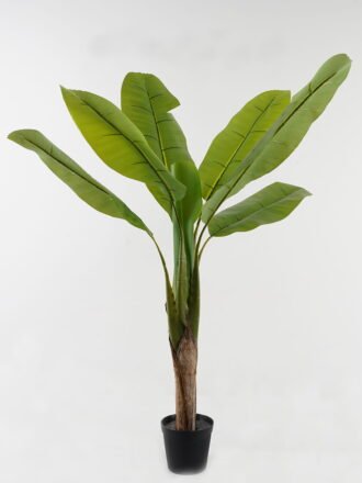 Artificial Tree 116*116*150cm Banana tree *2 in PP pot/14 lvs GS-30423099 Tree&Plant 3,000+ sqm showroom with thousands of artificial flowers, plants & trees ready for global sourcing.