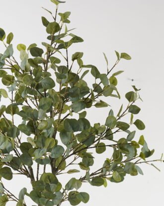 Artificial Tree 83*83*160cm Eucalyptus in pp pot GS-70123050 2024Jan YeahFlower is one of Chinese leading OEM manufacturers and exporters , supplying the silk flowers, wholesale artificial trees