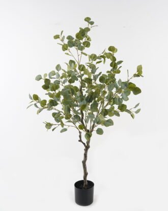 Artificial Tree 65*65*130cm Eucalyptus in pp pot GS-70123056 2024Jan YeahFlower is one of Chinese leading OEM manufacturers and exporters , supplying the silk flowers, wholesale artificial trees