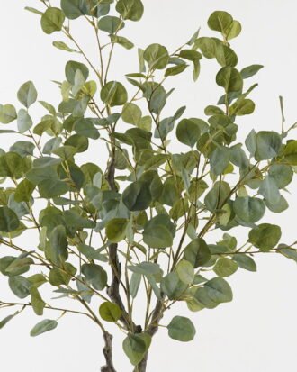Artificial Tree 65*65*130cm Eucalyptus in pp pot GS-70123056 2024Jan YeahFlower is one of Chinese leading OEM manufacturers and exporters , supplying the silk flowers, wholesale artificial trees