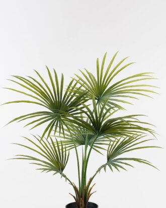 Artificial Tree 90*90*130cm Kwai Palm in PP pot/6 lvs GS-59523150 2024Feb YeahFlower is one of Chinese leading OEM manufacturers and exporters , supplying the silk flowers, wholesale artificial trees