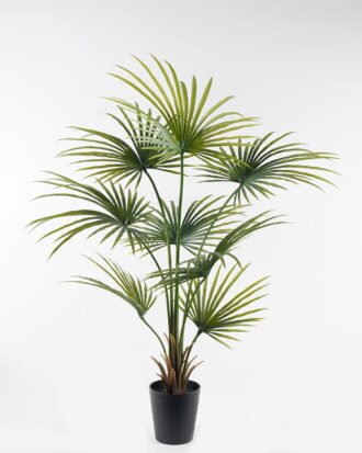 Artificial Tree 115*115*160cm Kwai Palm in PP pot/8 lvs GS-59523151 2024Feb YeahFlower is one of Chinese leading OEM manufacturers and exporters , supplying the silk flowers, wholesale artificial trees