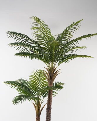 Artificial Tree 115*115*190cm Kwai tree *2 in PP pot/18 lvs GS-59523143KD 2024Jan YeahFlower is one of Chinese leading OEM manufacturers and exporters , supplying the silk flowers, wholesale artificial trees