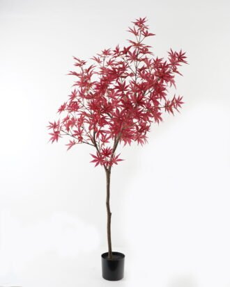 Artificial Tree 80*80*180cm Red Maple in PP pot GS-69423084CONTI-KD 2024Feb YeahFlower is one of Chinese leading OEM manufacturers and exporters , supplying the silk flowers, wholesale artificial trees