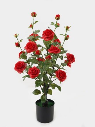 Artificial Tree 35*35*68cm Pink Rose in PP pot GS-64223011 Tree&Plant 3,000+ sqm showroom with thousands of artificial flowers, plants & trees ready for global sourcing.