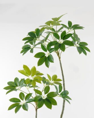 Artificial Tree 90*70*200cm Scheffera  tree *2 in PP pot GS-67723011CONTI-KD 2024Jan YeahFlower is one of Chinese leading OEM manufacturers and exporters , supplying the silk flowers, wholesale artificial trees