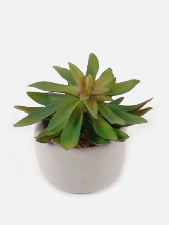 Artificial succulent 18*13*23cm potted leaf in pp pot GS-51723049 Succulent 3,000+ sqm showroom with thousands of artificial flowers, plants & trees ready for global sourcing.