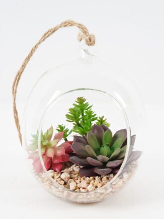 Artificial succulent 20*39cm PLASTIC GRASS & FLOWER BUSH*7 GS-2290151-Z2 Succulent 3,000+ sqm showroom with thousands of artificial flowers, plants & trees ready for global sourcing.