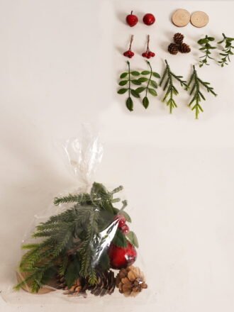Artificial Branch fruit 12*6*14cm Asst. components in polybag GS-54023075 Christmas Item 3,000+ sqm showroom with thousands of artificial flowers, plants & trees ready for global sourcing.
