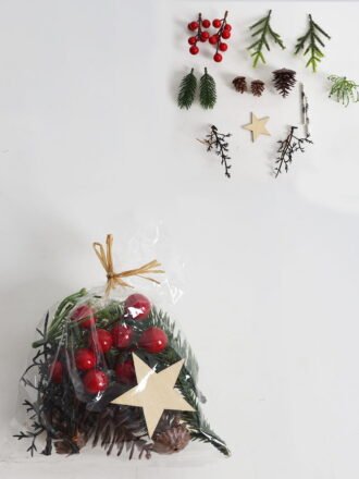 Artificial Branch fruit 15*12*15cm Large pinecone ornament GS-54023078 Christmas Item 3,000+ sqm showroom with thousands of artificial flowers, plants & trees ready for global sourcing.