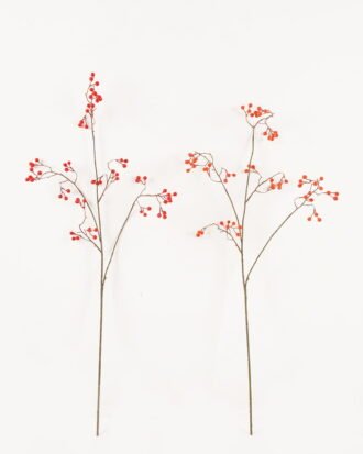 Artificial Branch fruit 25*25*93cm Fruit *2 single stem GS-53623071 2024Feb YeahFlower is one of Chinese leading OEM manufacturers and exporters , supplying the silk flowers, wholesale artificial trees