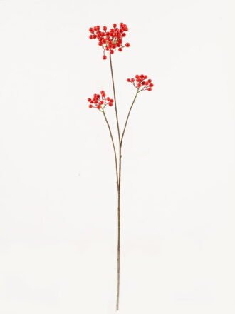 Artificial Branch fruit 13*13*84cm Fruit *3 single stem GS-53623070 Single Flowers 3,000+ sqm showroom with thousands of artificial flowers, plants & trees ready for global sourcing.